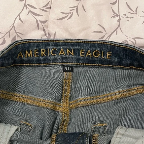 American Eagle Outfitters Men’s Flex Original Straight Medium Wash Denim Jeans - Picture 4 of 4